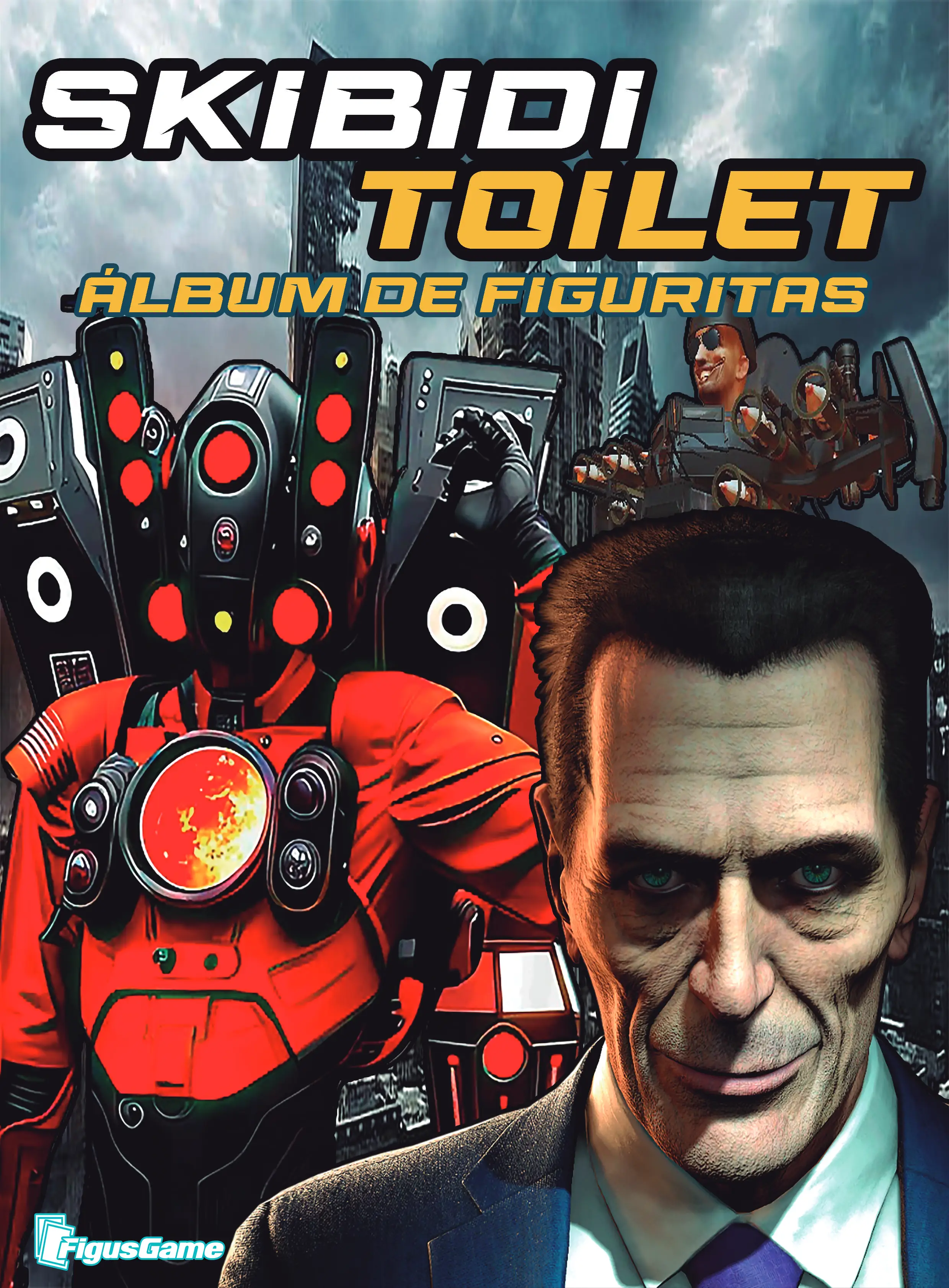 Pack 50 Sobres para Álbum Skibidi Toilet