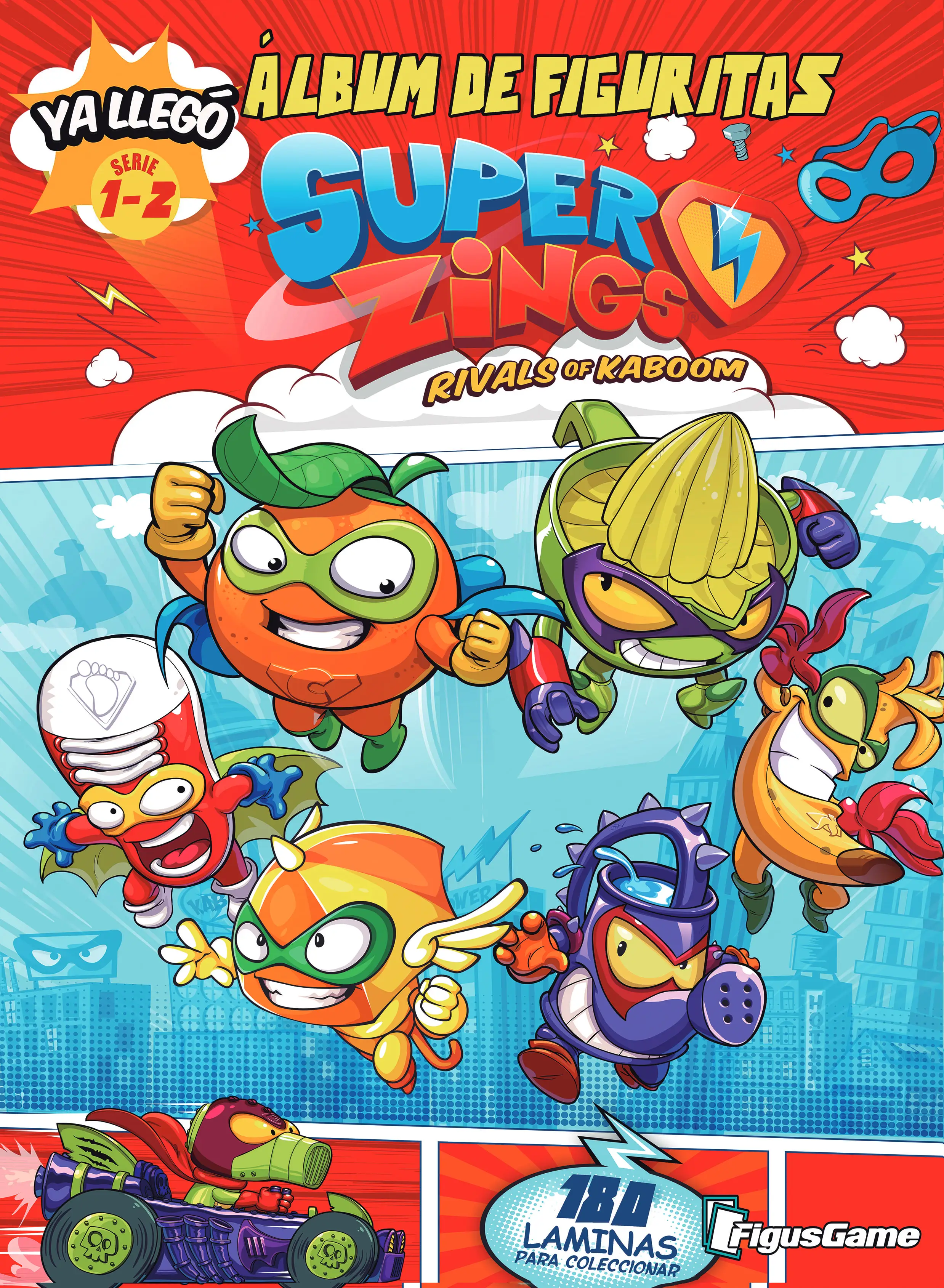 Pack Álbum 50 Sobres Super Zings Series 1-2