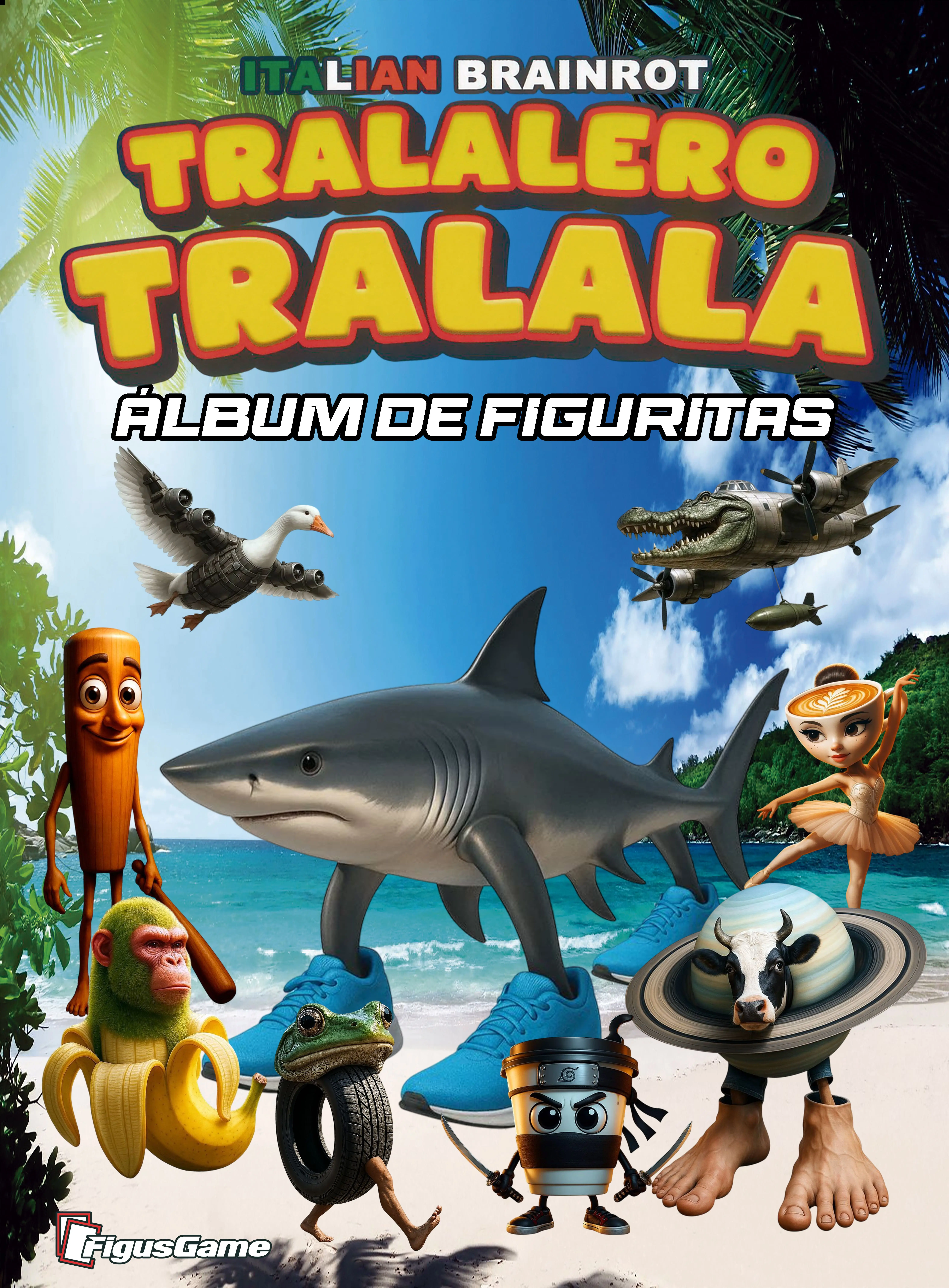 Pack Álbum 50 Sobres Tralalero Tralala