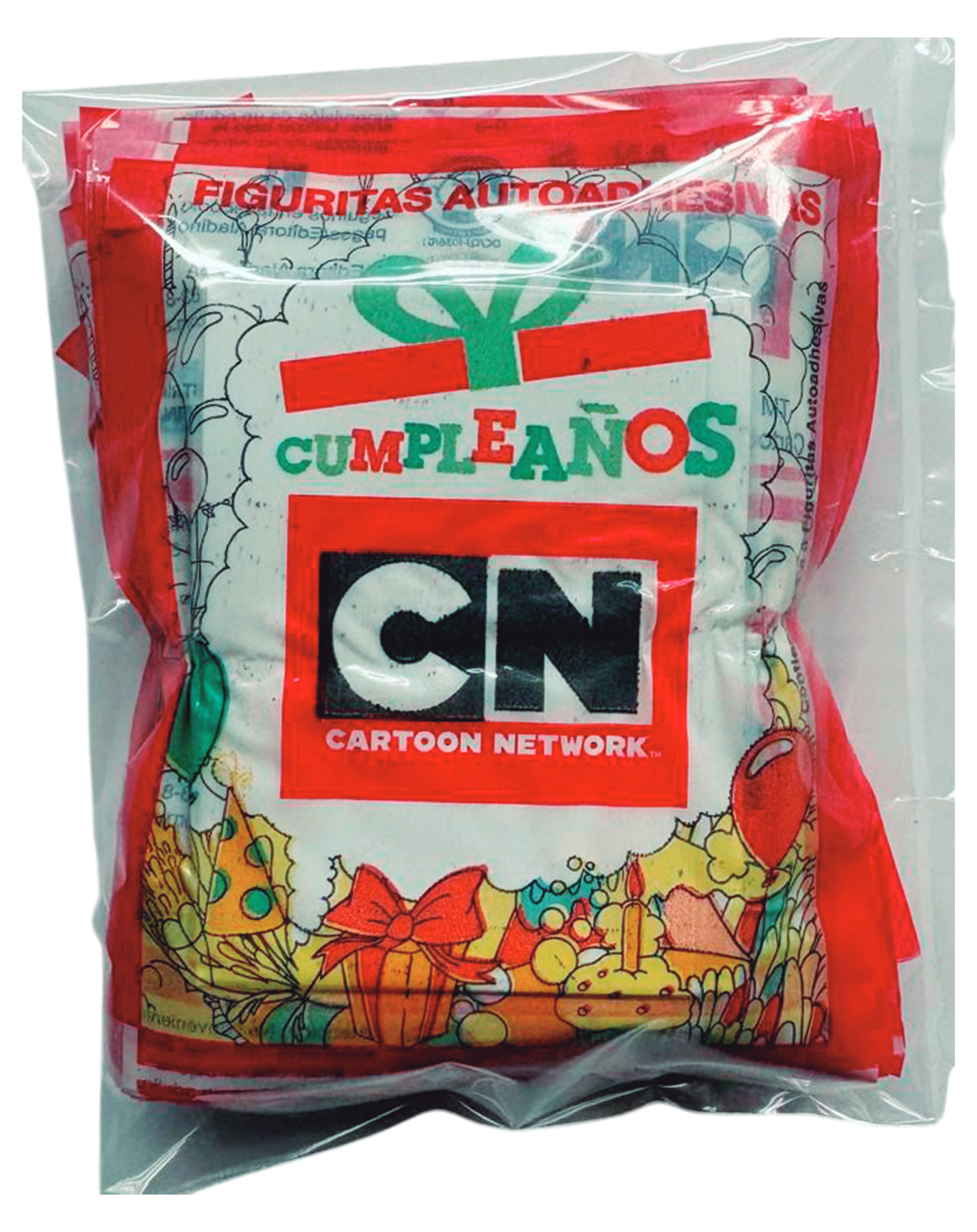 Pack 50 Sobres para Álbum Cumple Cartoon Network